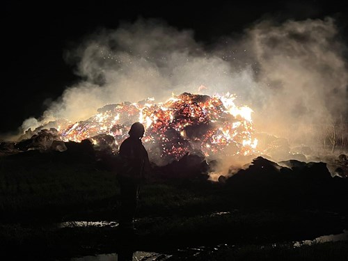 Scene during the fire