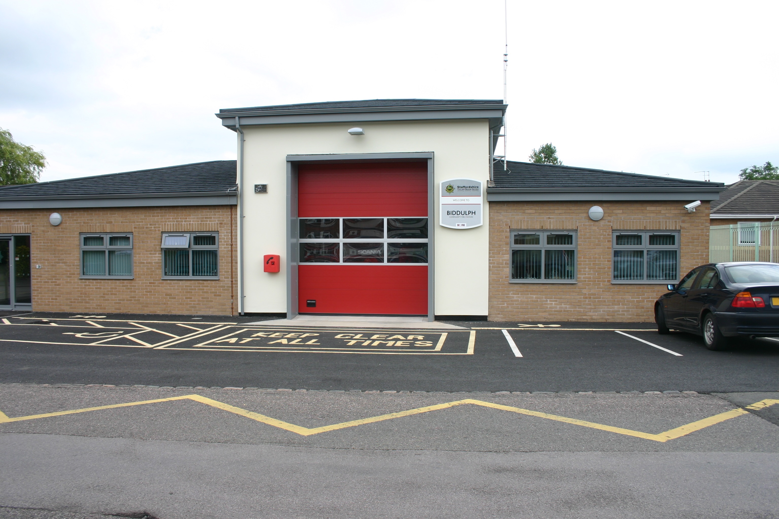 Biddulph Fire Station exterior