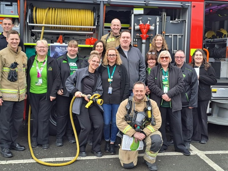 Firefighters embark on mountain challenge for charity