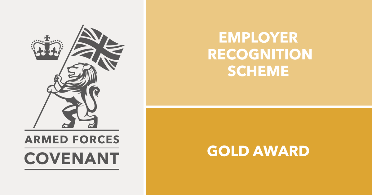 Armed Forces Covenant Gold Award logo