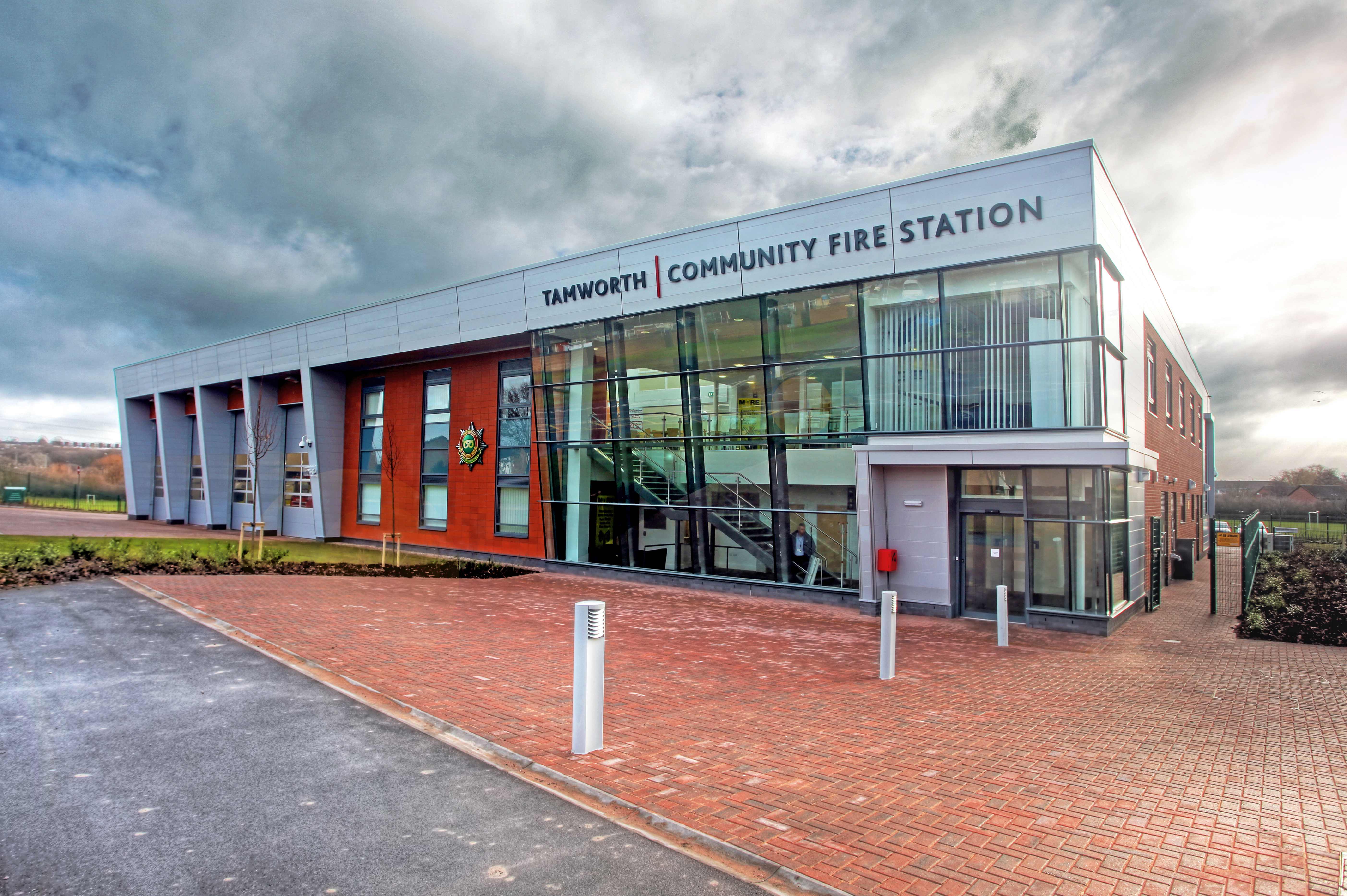 Tamworth Fire Station from side