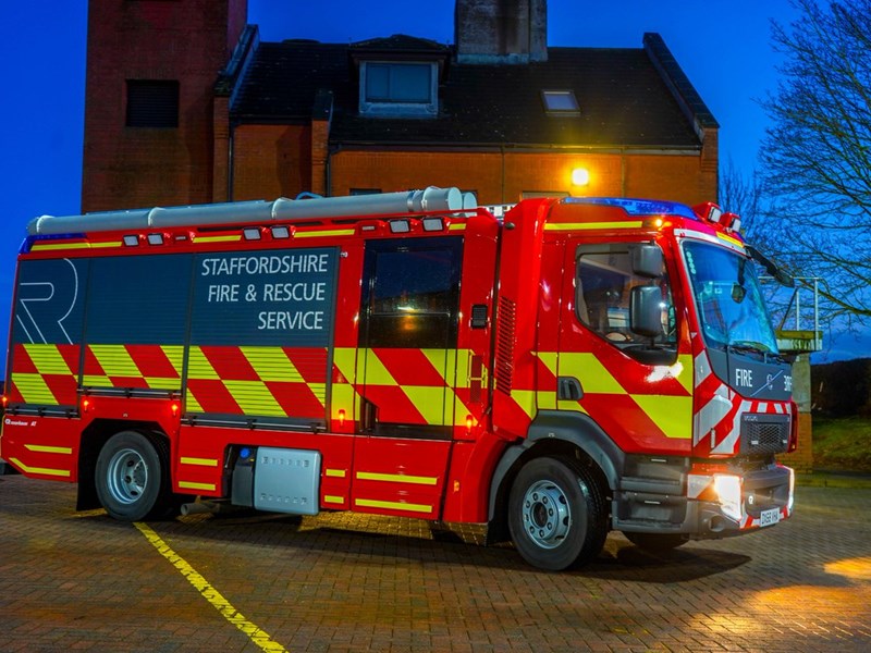 Rosenbauer fire engine