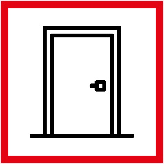 Graphic of a door