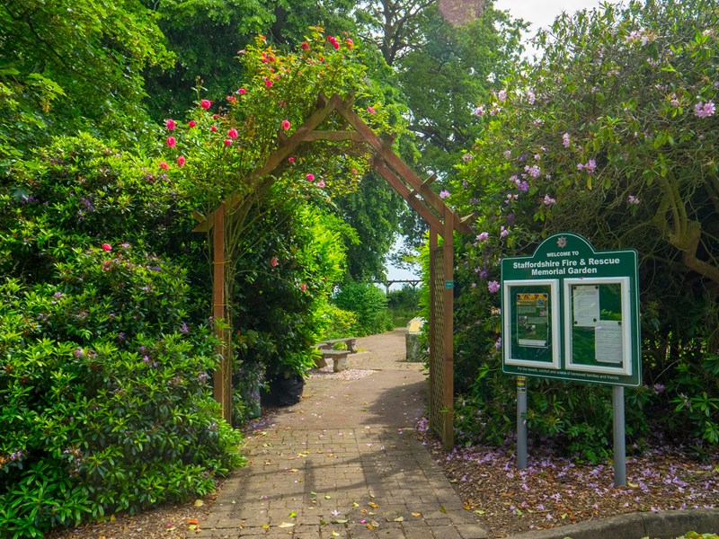 Staffordshire Fire and Rescue Memorial Garden