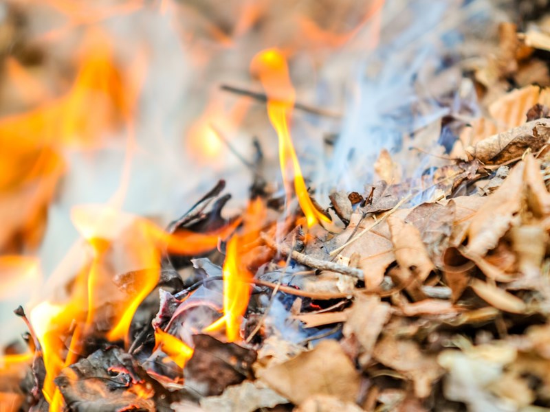 Controlled Bonfires Safety outside