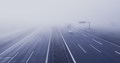 Motorway with fog